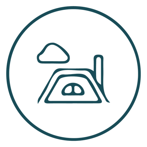 Flat roof repair icon