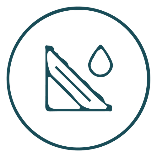 Shingle roof leak repair icon